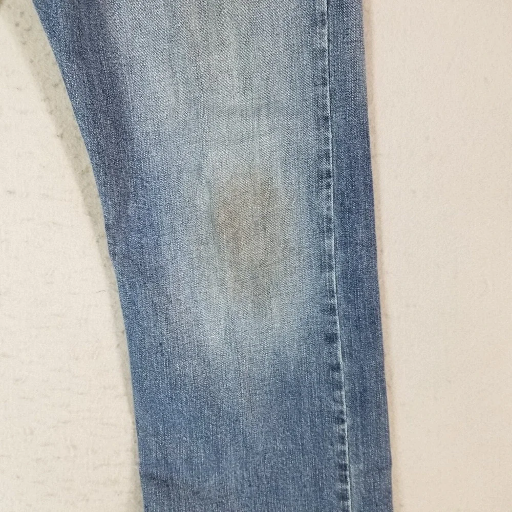 Levi's 514 jeans men's 36 x 30 regular fit straight blue stretch denim pants